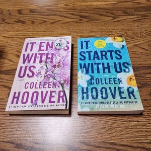 It Ends With Us & It Starts With Us By Colleen Hoover Books